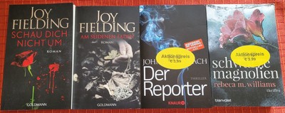 4 Bücher v. Rebeca M. Williams, John Katzenbach und Joy Fielding  - gebraucht  B