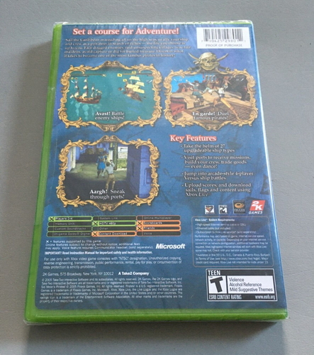 New! Sid Meier's Pirates! Live the Life Microsoft Xbox 2005 US Seller Ships Free - Picture 2 of 5