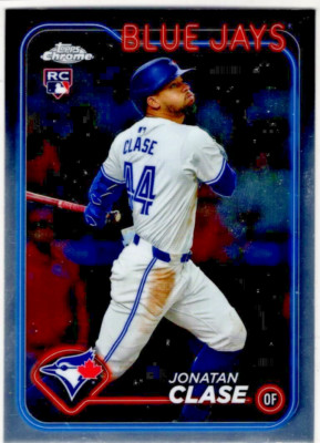 2024 Topps Chrome Update Baseball Jonatan Clase No. USC147 Toronto Blue Jays