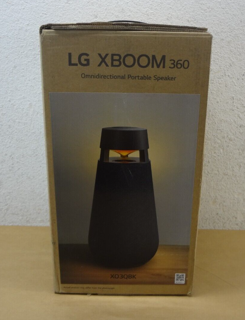 LG XBOOM 360 XO3QBK Bluetooth Portable Speaker - Black for sale