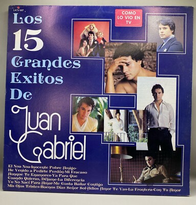 JUAN GABRIEL ''15 GRANDES EXITOS'' EL NOA NOA VINYL MEXICO