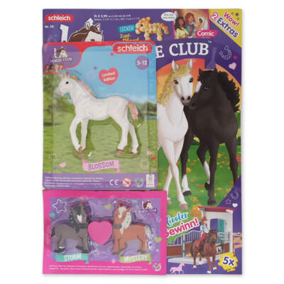 Horse Club Magazin Nr. 54 Comics Poster + Limited Editon Schleichfigur Blossom