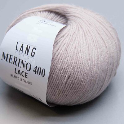 Lang Yarns Merino 400 Lace 96 - LL 200g / 25g - Nadelstärke 2,5 -