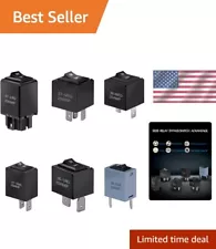 9038 Relay Bypass Switch, Relay Tester, Relay Bypass Switch Kit, 6-Pack, Black