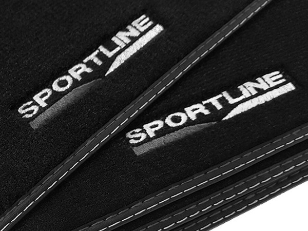 Aufschrift Sportline FußMatten Set FüR VW Passat B8 3G Bj.12.2014 Velours-image