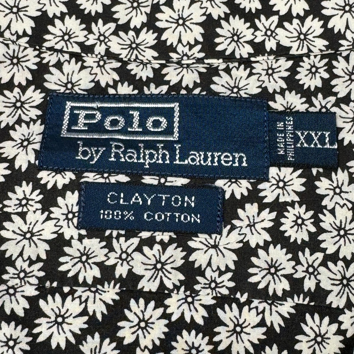 POLO RALPH LAUREN Clayton 花柄 size XXL Vintage Polo Ralph Lauren Shirt Clayton Hawaiian Floral