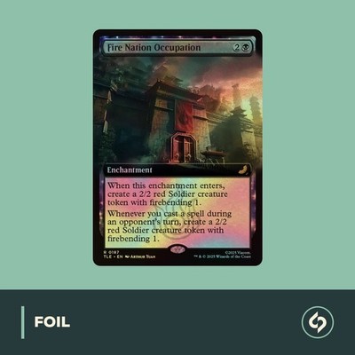 MTG | Fire Nation Occupation | AVATAR | EXTENDED ART | NM | EN | FOIL
