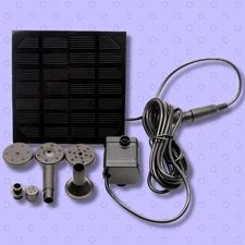 Solar Power Fountain Submersible Floating Water Pump Bird Bath Pond Garden Pool