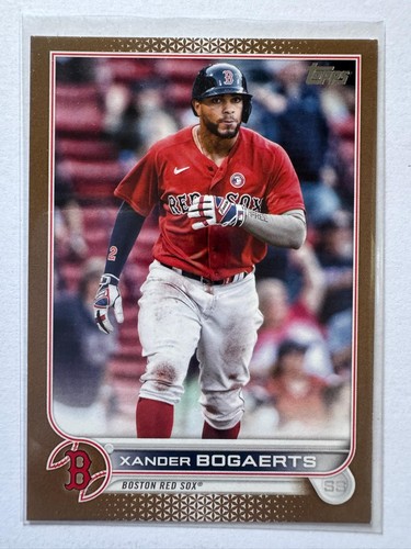 Xander Bogaerts [Gold] #8 2022 Topps card