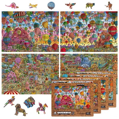 **HALF PRICE SALE !!** UNIDRAGON QUEZZLE Cappadocia 1 - 4 SET  1000 PC Jigsaw