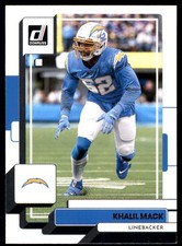 Khalil Mack 2022 Donruss #82 Chargers NFL READ FREE SHIPPING AutographDen