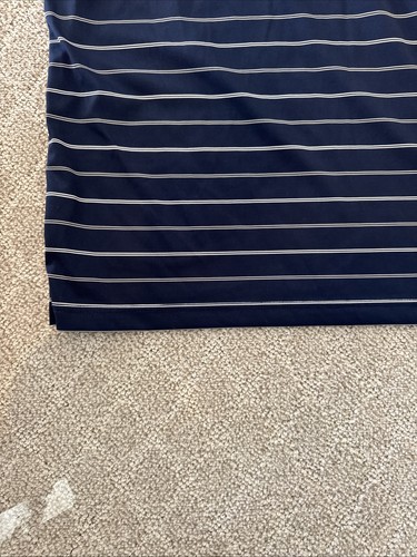 Walter Hagen Polo Shirt M Navy White Stripe Golf Fairway Wood Driver Dadcore - Picture 12 of 14