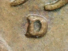 HIGH GRADE MINT ERROR 1950-D  LINCOLN WHEAT CENT RPM#17  XF