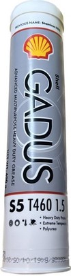 Shell Gadus S5 T460 1.5, Fully Synthetic Polyurea EP Grease, 400g Cartridge