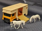 Vintage 1977 Matchbox Lesney Superfast Horse-Box Truck No. 40 w/2 horses!!