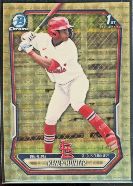 2026 Bowman Chrome Kenly Hunter 1st Superfractor 1/1 Cardinals #BCP-130