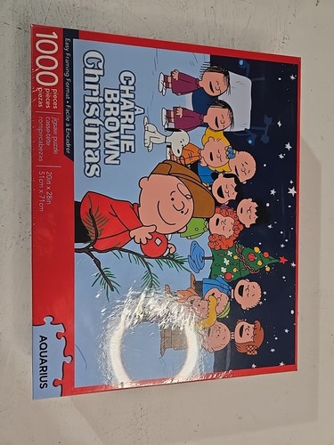 A Charlie Brown Christmas Jigsaw Puzzle Peanuts Gang Snoopy 1000-Pieces Sealed - Picture 1 of 2