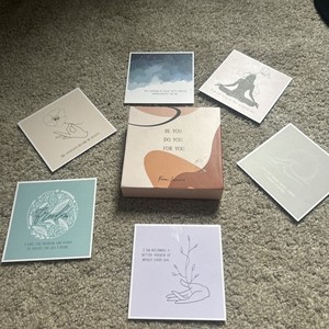 Pack of 40 Affirmation Cards Assorted Positive Affirmations Inspirational Cards