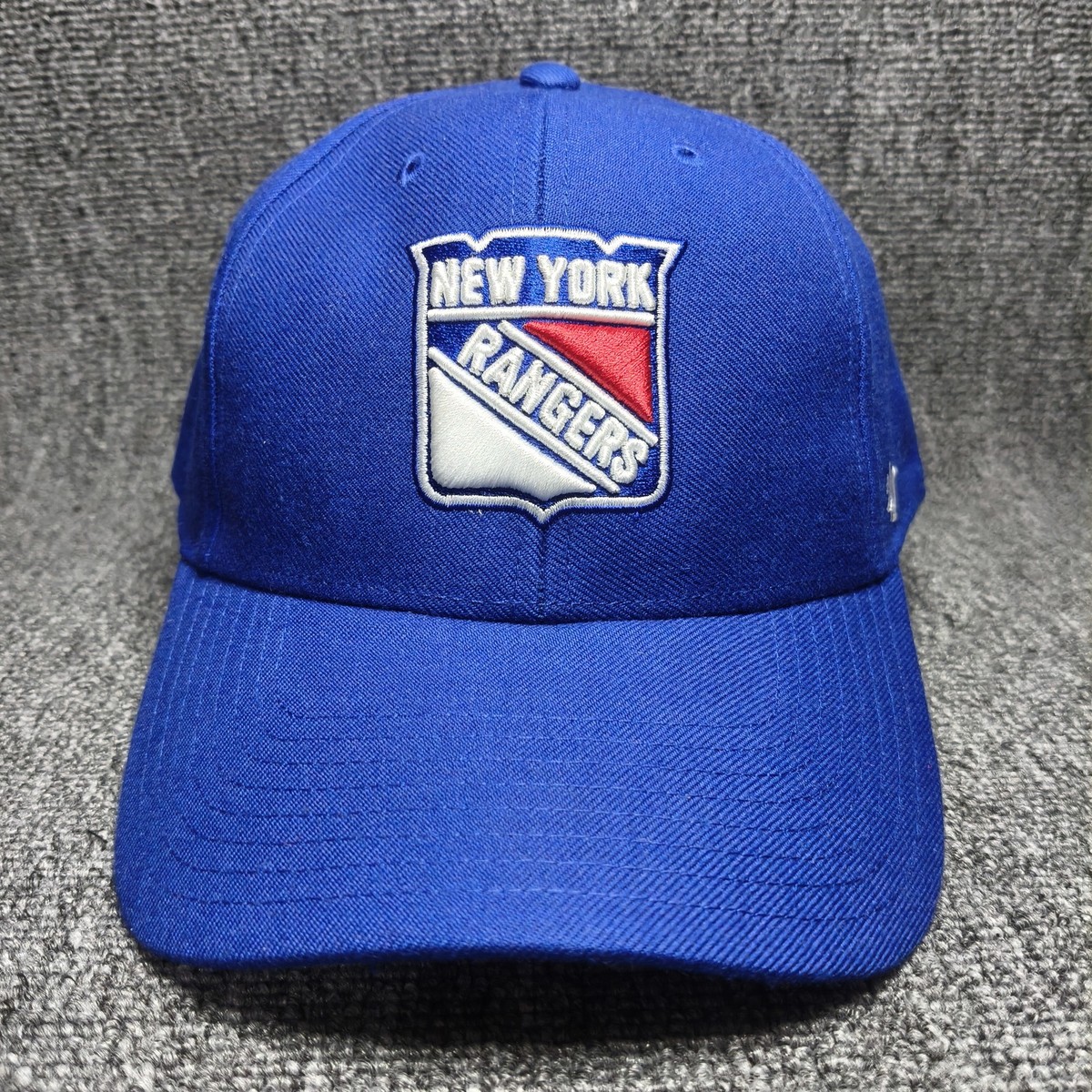 '47 Brand New York Rangers NHL Blue Strapback Hat Cap OSFA