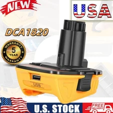 For Dewalt 20V MAX To 18V For Dewalt DCA1820 Adapter Converter  Li-Ion Battery