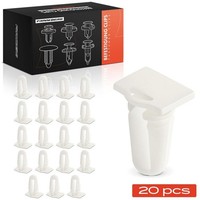 Frankberg 20X NYLON-CLIP Weiß StoßFÄNger Passend FüR VW Golf Jetta Passat