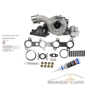 ATEC ABGASTURBOLADER+KRÜMMER+DICHTSET MONTAGESET FÜR OPEL ASTRA H SIGNUM 1.9CDTI