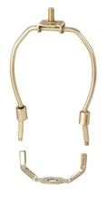 B&P Lamp Brass Lamp Shade Harp Holder