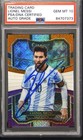 LIONEL MESSI AUTOGRAPHED SIGNED TRADING CARD PSA DNA AUTO GR