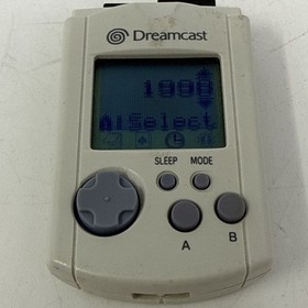 Tested Fresh Batteries Sega Dreamcast Visual Memory Unit VMU Gray HKT-7000 OEM