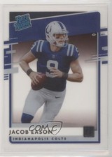 2020 Panini Chronicles Clearly Donruss Rated Rookie Jacob Eason #RR-JE 2l4