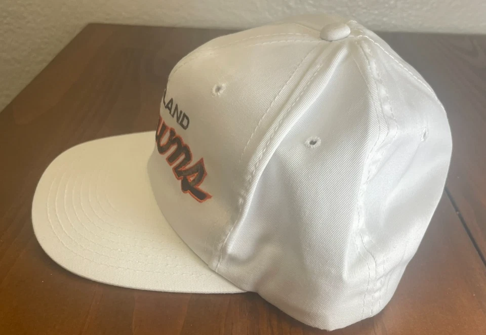 De colección 1990 Cleveland Browns Script Deportes Especialidades Sarga Snapback Sombrero Nuevo sin Etiquetas Foto 4 de 4