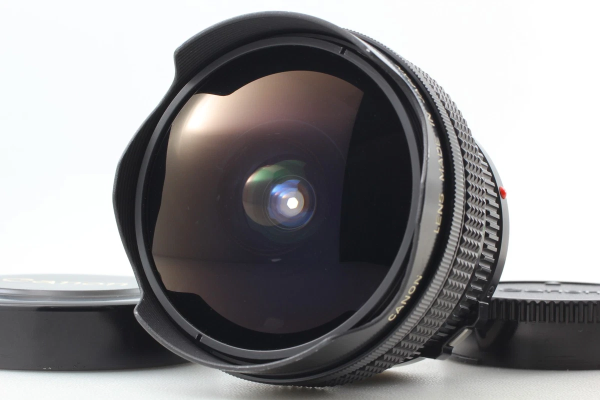 レンズ(単焦点) CANON FISH-EYE LENSE FD 15mm 2.8 SSC Fisheye FD15mm f/2.8 S.S.C. - Canon Camera Museum