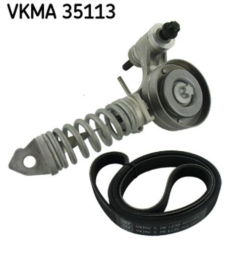 Skf Keilrippenriemensatz Vkma 35113 Für Peugeot Opel Chevrolet Buick (Sgm) Citroën - Bild 3