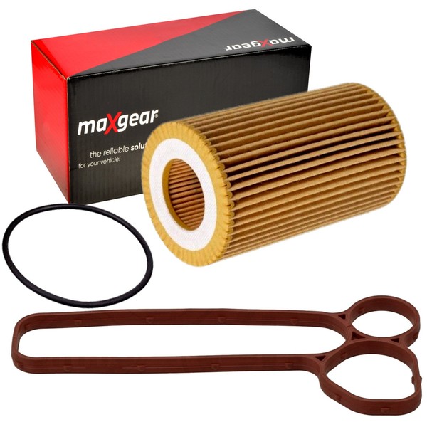 Maxgear ÖLfilter ÖLküHler Dichtung FüR Audi A4 B8 A5 A6 C7 A6 C7 A7 A8 D4 Q7 3.0-image