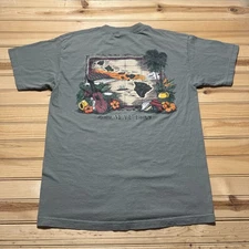 Vintage 90s Maui Island Hawaii Tropical Beach Souvenir T-Shirt USA Made - Large