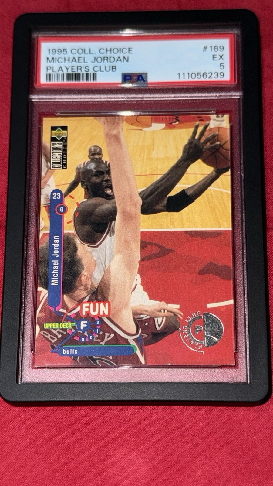 1995-96 Upper Deck Collector's Choice - Fun Facts Michael Jordan #169