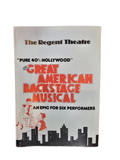 The Great American Backstage Musical Marti Webb Vintage Theatre Programme 1978