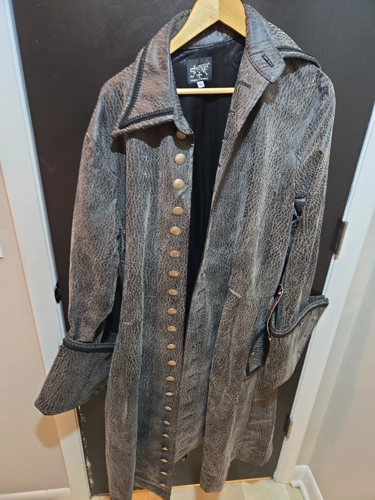 SHRINE HOLLYWOOD Pirate Renaissance Galleon Coat Men XL Very Heavy Quality USA - product detail image 1