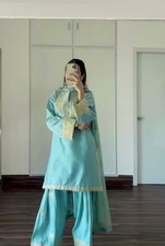 Designer Indian Wedding Dress Pakistani Bollywood Top Plazzo New Party Wear