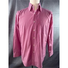 2913-XMI Platinum Men's Long-Sleeve Button-Up Dress Shirt in Pink