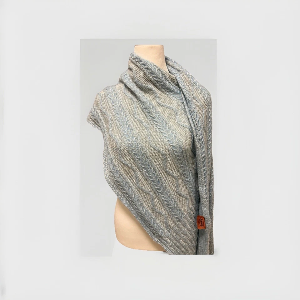 Bufanda Missoni Kid-Mohair Blend vintage — Hecha en Italia — Etiqueta naranja vintage Foto 2 de 4