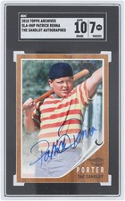 Patrick Renna Sandlot Signed 2018 Topps Archives Hamilton #SLA-HHP SGC 7/10 Card