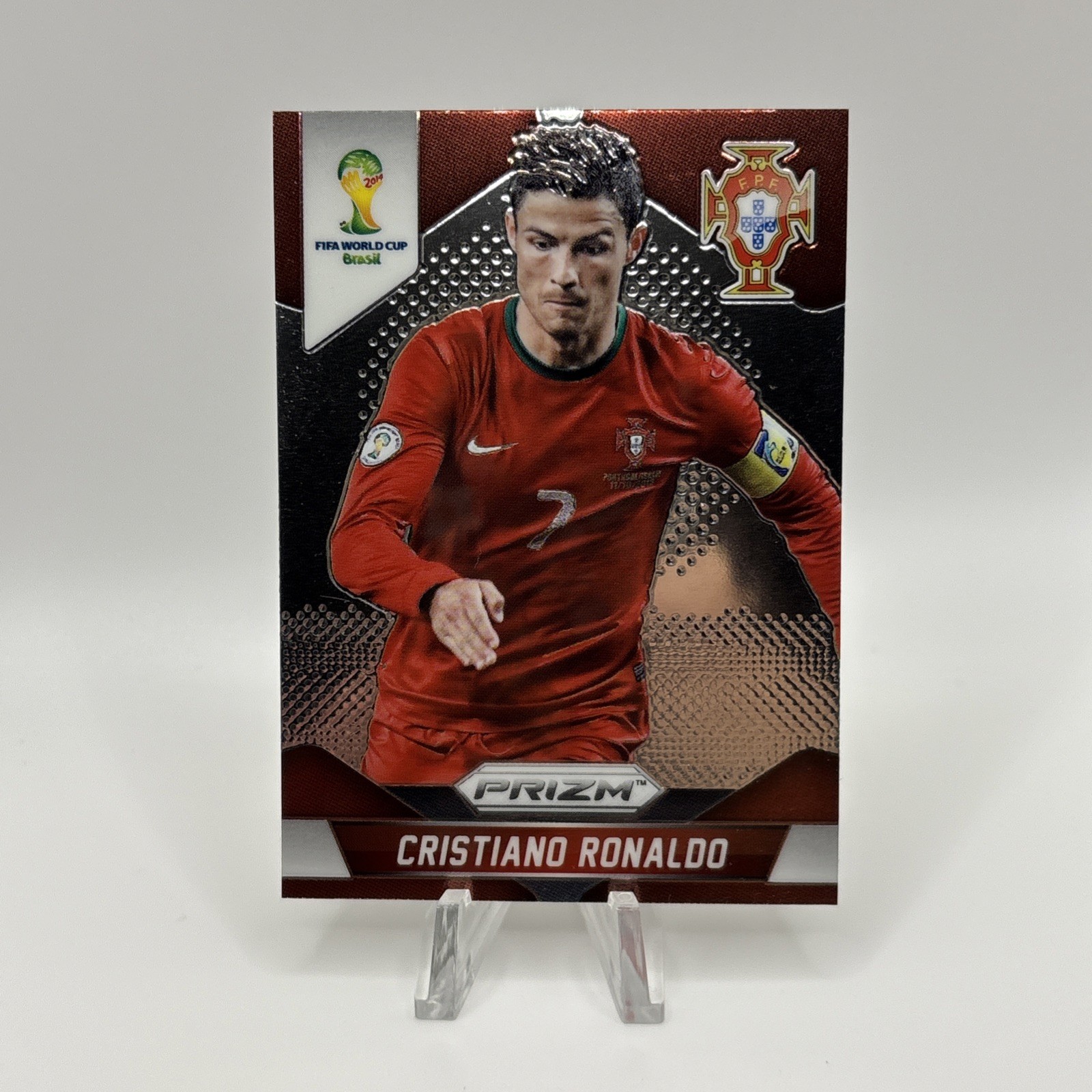 2014 Panini Prizm World Cup Cristiano Ronaldo #161 Portugal šµš¹ view 1