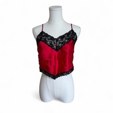 90s Frederick  s of Hollywood cropped cami top. No size tag but fits an M/L.
