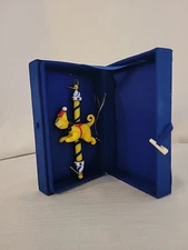 Blown Glass Dog Carousel Global Village Glass Studio Christmas Ornaments 4 3/4""