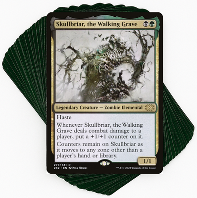 Custom Commander Deck*** Skullbriar, the Walking Grave - Voltron Counters |  eBay Australia