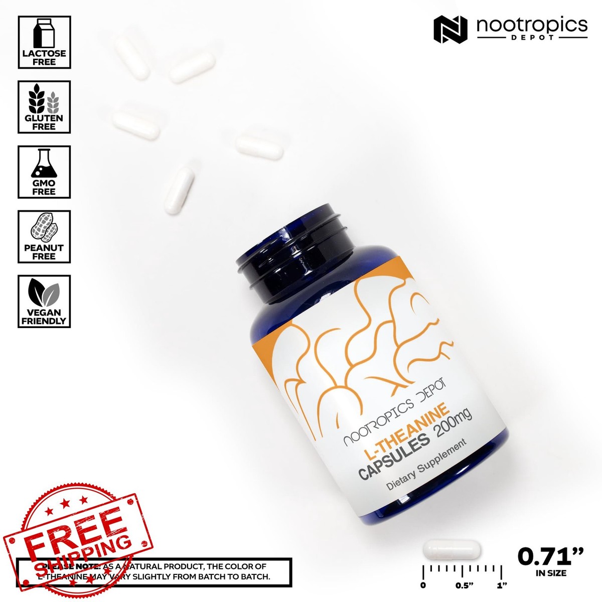glutathione nootropicsdepot Nootropics Depot Nootropics Depot L-Theanine Capsules 200mg