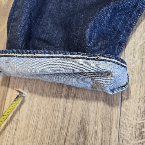 Ralph Lauren RL Polo Brixton Loose Fit Straight Leg Jeans Men 36x28 Dark Wash - Picture 10 of 12