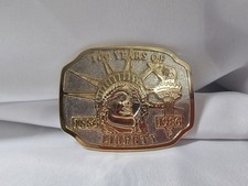 Statue of Liberty Belt Buckle 100 Years of Liberty 1986-1986 Commerative