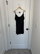 Urban Outfitters Women s Slip Dress Midnight Black M